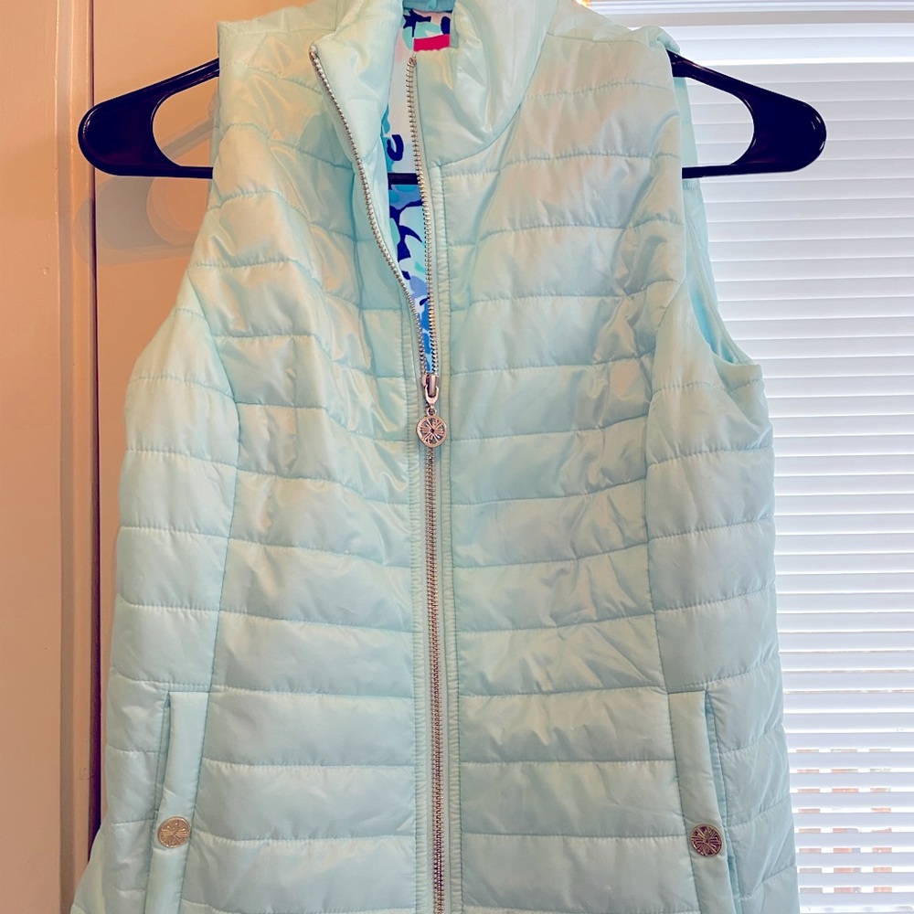 NWOT Lilly Pulitzer light blue vest